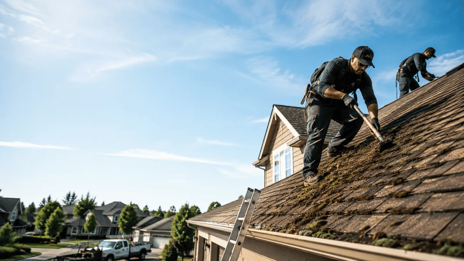 Roof Moss Removal in Shoreham, NY near me